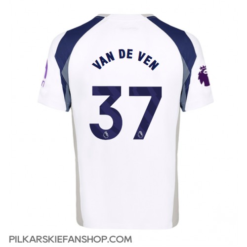 Koszulka piłkarska Tottenham Hotspur Micky van de Ven #37 Strój Domowy 2025-26 tanio Krótki Rękaw Koszulka piłkarska Tottenham Hotspur Micky van de Ven #37 Strój Domowy 2025-26 tanio Krótki Rękaw